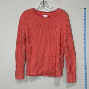 Cute Pink Croft & Barrow Sweater. Size Medium.